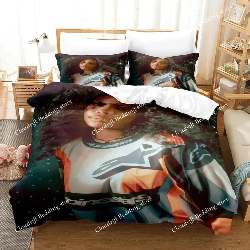 3D SZA Bedding Set Duvet Cover Bed Set Quilt Cover Pillowcase Comforter king Queen Size Boys Adult Bedding Set