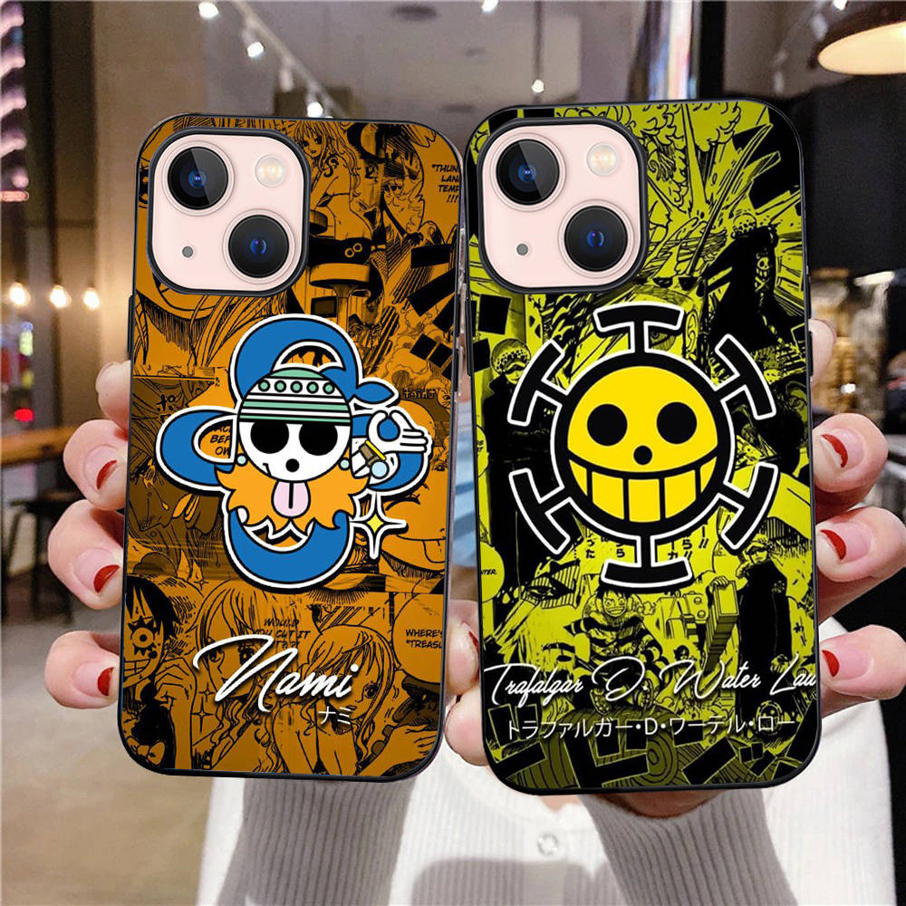 B-38 One Piece flag  Black Case for Redmi 10A 10C 12C 13C 9A 9C 9T A3X Note 10 9 9S 10S iPhone 11 12 13 14 15 16 X XS Pro Max Mini 7 8 Plus XR