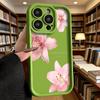 Phone Case For iPhone 17 16 15 14 Plus 13 12 11 Pro Max XS XR X 17 Air 16E INS Flowers Pattern Silicone Shockproof Cover