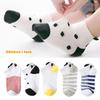5 Paar Panda-Muster Cartoon-Socken Rutschfest Tierdruck Socke Cartoon Baby-Socken Für Jungen und Mädchen