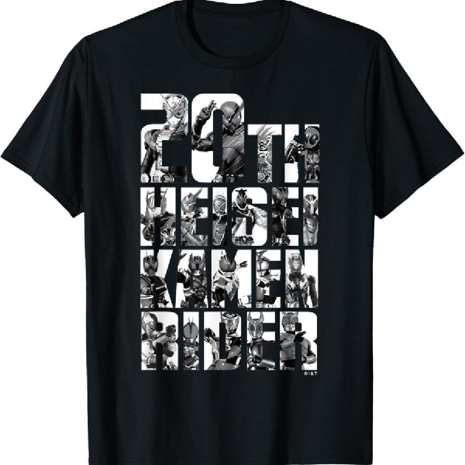 

Kamen Rider Heisei Catchphrase 20th Anniversary Shirt T-Shirt XXXXXL чёрный