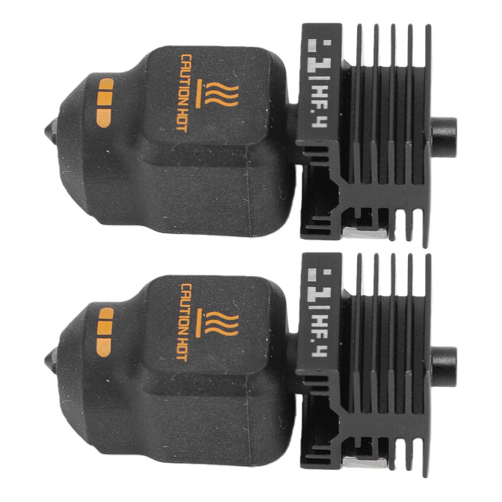 2 ks Náhradní hotend pro 3D tiskárnu Bambu Lab P2S H2D H2S 0,4mm Tryska Hotend s vysokým průtokem se 4 silikonovými návleky
