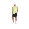 Reebok Logo Print Sports Casual Fitness Running Training Knit Crew Neck Sleeveless Vest Men Tops Lime-Green 24SRM419MG01