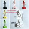 with Suction Base Dancing Skeleton Aquarium Bubbler Wiggling Skeleton Ornament  Aquatic Landscaping