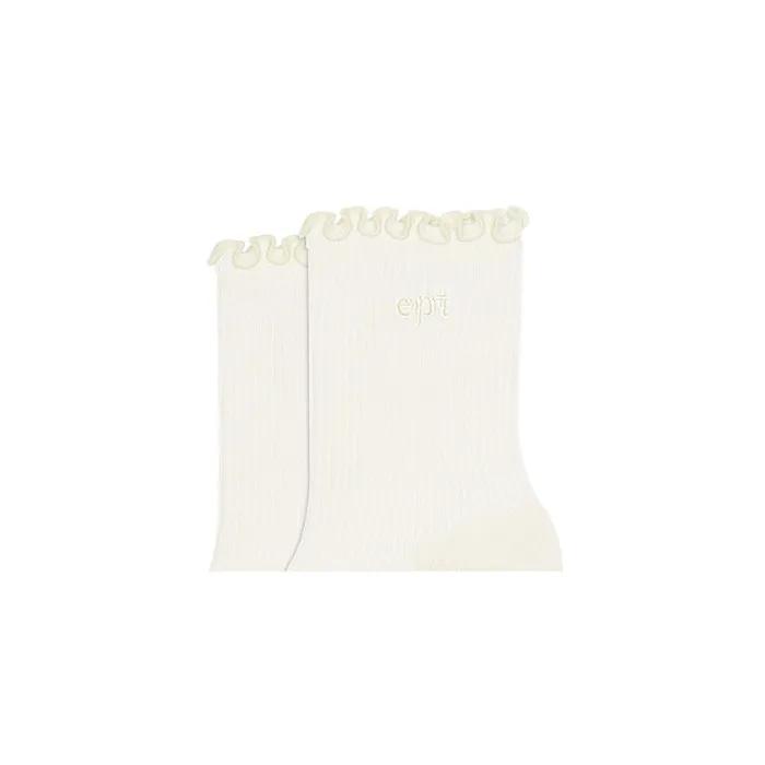 RUFFLE SOCKS (CREAM)