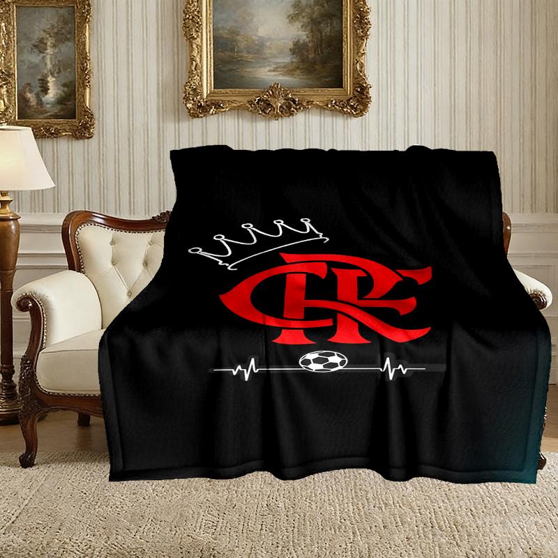 Couverture Motif Rangers FC, Couverture Douillette pour un Confort Toutes Saisons sur Canapés, Lits, Bureau, Voiture, Camping et Voyages