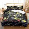 Mummy Girls Anime Bettwäsche-Set Bettbezug Bett-Set Steppdecke Kissenbezug Bettdecke King Queen Größe Jungen Erwachsene Bettwäsche-Set