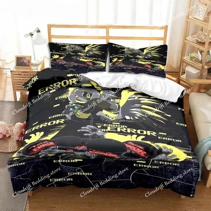 Mummy Girls Anime Bettwäsche-Set Bettbezug Bett-Set Steppdecke Kissenbezug Bettdecke King Queen Größe Jungen Erwachsene Bettwäsche-Set