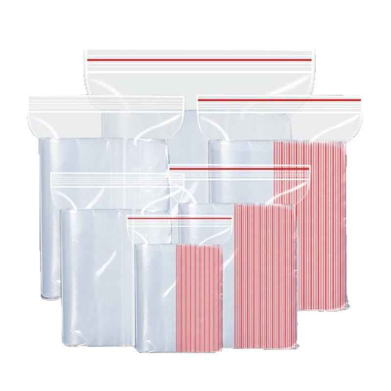 Transparent Self-Sealing Plastic Bag for Clothing, Jewelry, or Food - Dustproof Packaging