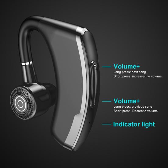 Sluchátka V10P Business sluchátka kompatibilní s Bluetooth V5.2 Wireless Touch Control Handsfree Headset