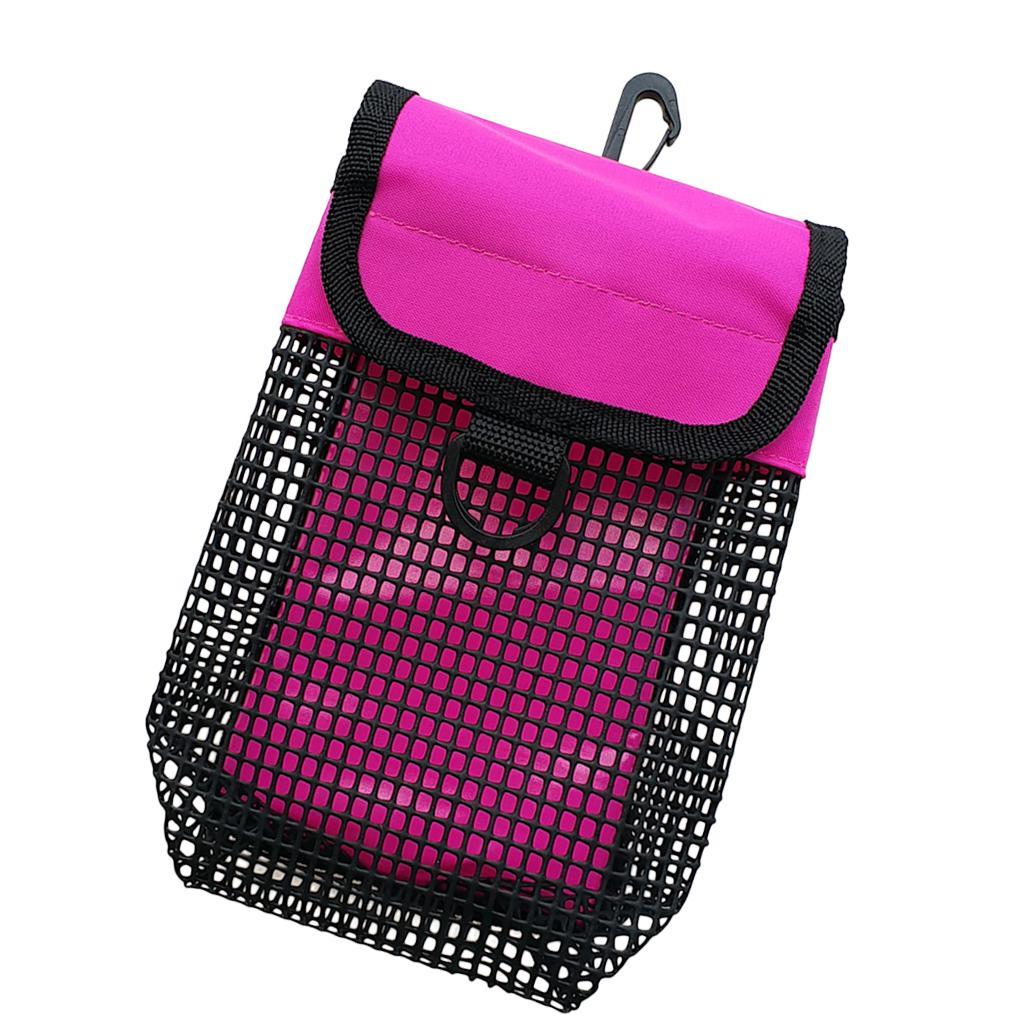 Heavy Duty Dive Spool Reel & SMB Mesh Gear Bag, Swivel Clip for Scuba Diving