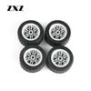 4PCS MOC Tire Wheel Cross Hole Technical Parts 44309 56145 Technology Toys for Children Kids DIY Car Truck Accessory