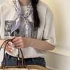 Summer Retro Triangle Headscarf Korean Polka Dot Scarf Kawaii Triangle Scarf Spring Shawl Women's Scarf White Handkerchief NEW