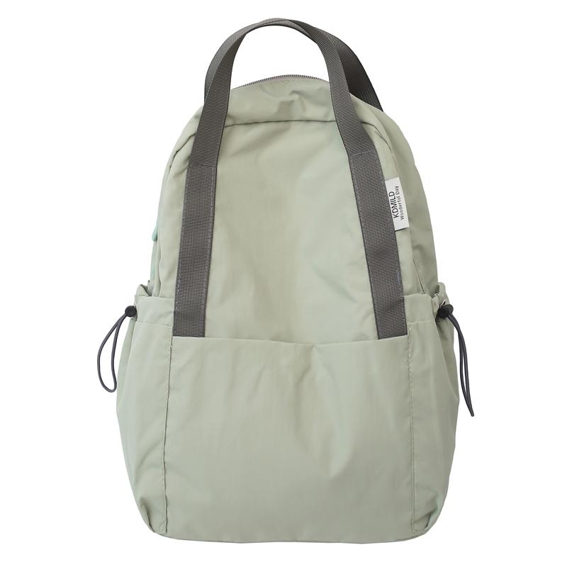 

Однотонный рюкзак для женщин, дорожный, легкий, многофункциональный, небольшой, студенческий, нагрудная сумка, мужская сумка через плечо Small зелёный