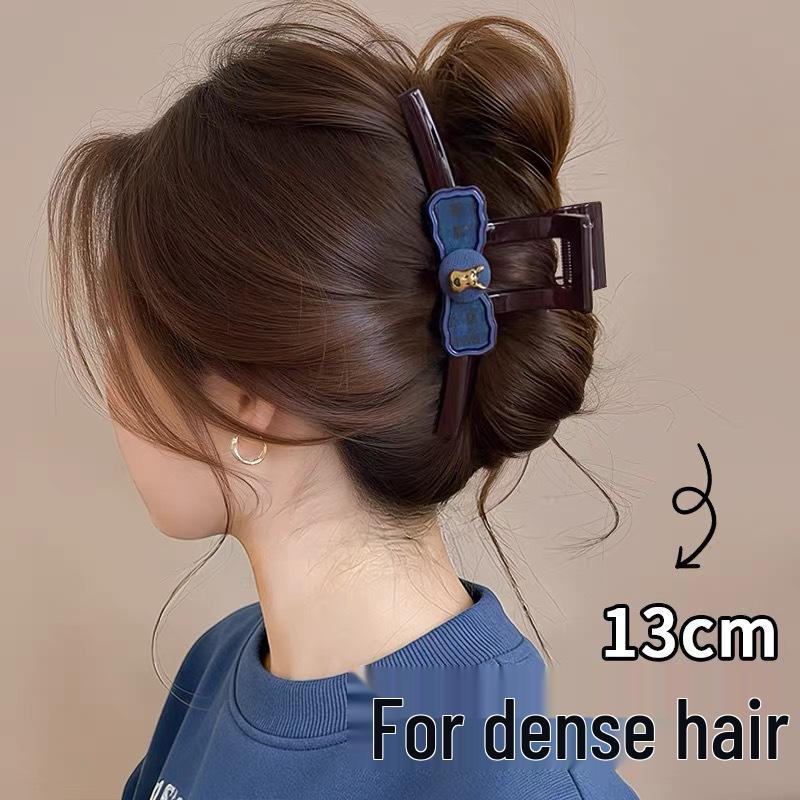 Iridescent Flower Hair Claw Clip for Women - Elegant Korean Style Bun Accessory 2026