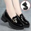 Women's Shoes Loafers Spring British Style Small Leather Shoes Soft Sole Pedal Single Shoes