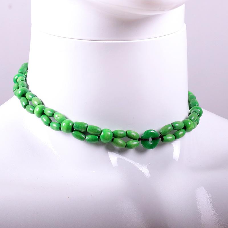 

Green Avatar Pure Necklace Collarbone Chain Cosplay Jewelry Fashion Gifts Fans