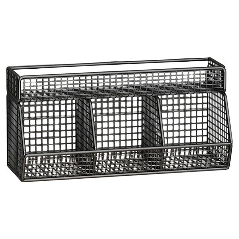 

ABMH-Kitchen Wall Mounted Storage Rack Double Layer Shelf Fruits Vegetables Holder Onion Garlic Condiments Spices