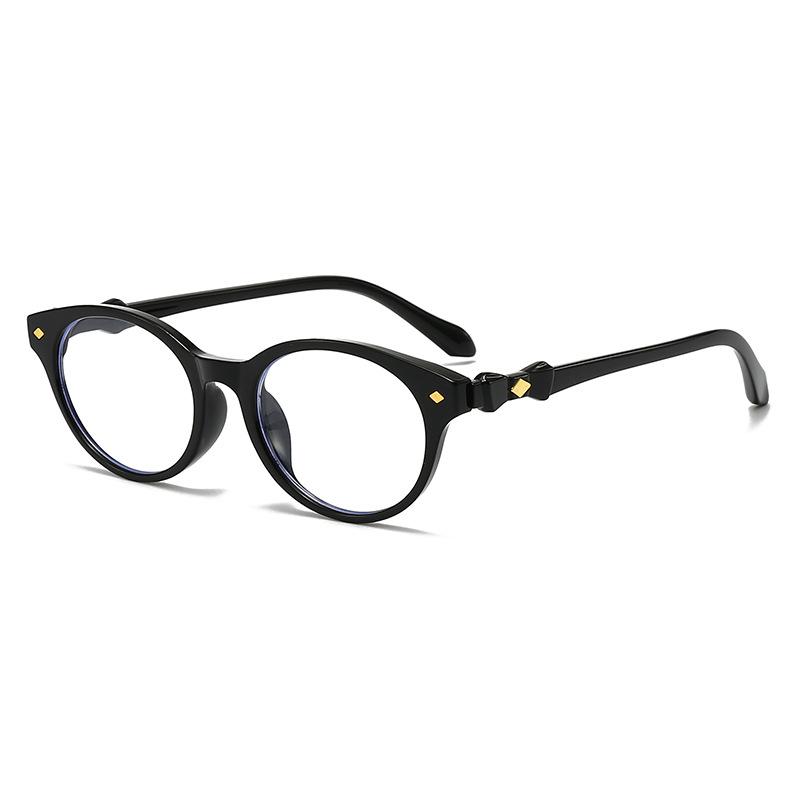 Japanese Medieval Glasses Female Bow Legs Small Oval Glasses Frame