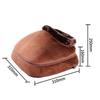 2 IN 1 Big Slipper Foot Heat Warm Massage Shoes Electric Heated Foot Warmer Velvet Feet Heated Foot Warmer Massager