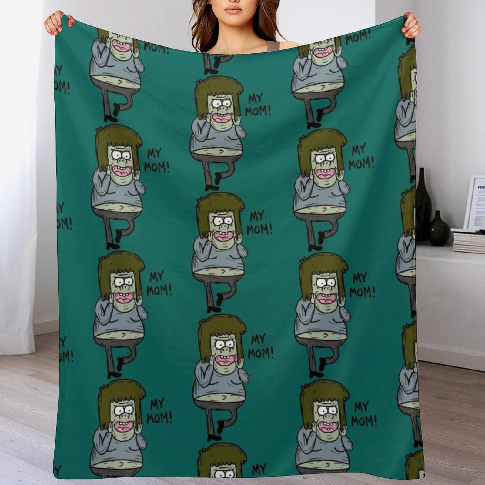 Muscle Man Throw Blanket Versatile Cozy Throw Blanket for All Occasions 102x76cm(40x30in)