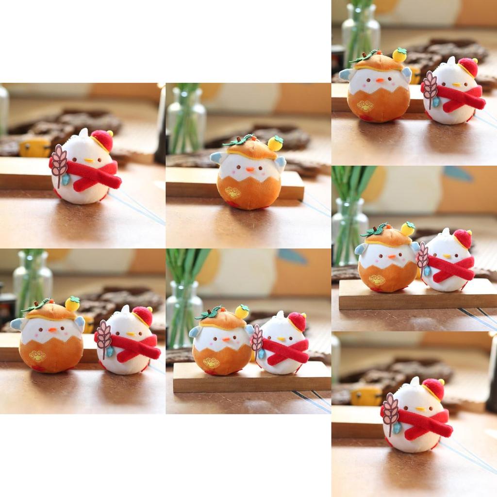 Adorable Yellow Chick Plush Toy Soft Keychain Stuffed Animal Figure Cute Bag Charm