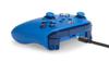PowerA Enhanced Wired Dual Vibration Back for Xbox Series Xbox Windows 2-Year Warranty Controller, Blue, Function, Buttons, XS, One, PC, 10/11