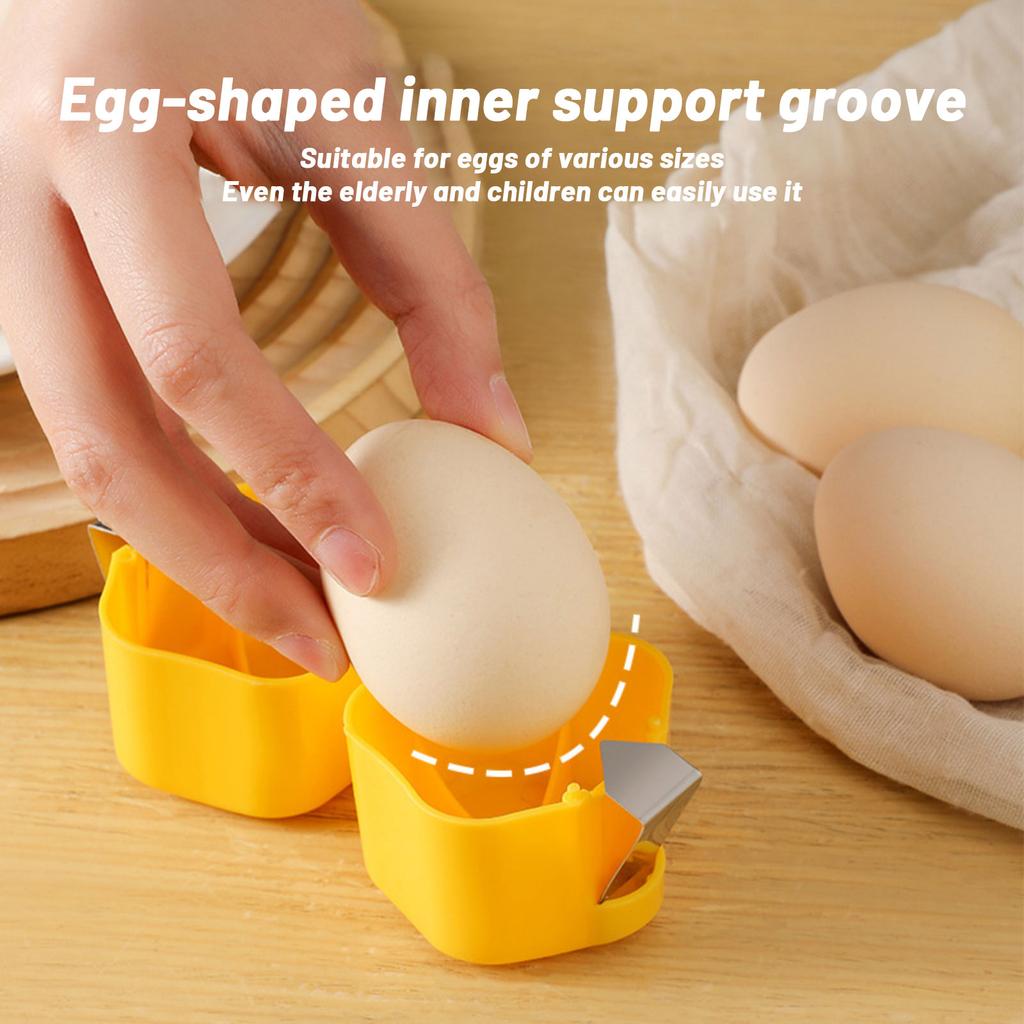 Egg Opener Egg Tool, Eggs Separator Tools For And Hard Boiled Eggs Peeler Remover, Egg Cracking Peeling Tool Portable Kitchen Gadgets