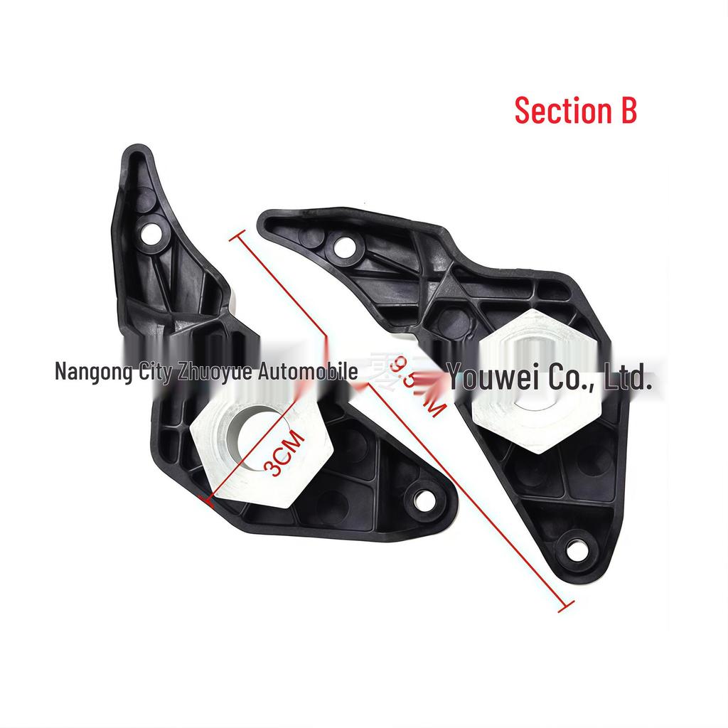 BMW 5 Series Headlight Repair Bracket Kit (63126949634, 63126941478)