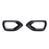 2Pcs Black Front Grille Intake Bezel Cover Trim For 2015- Dodge SRT Scat Pack Daytona Car Accessories