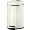 Stainless Steel Trash Bin Kitchen Pedal Trash Can Large Capacity Wastebasket Bedroom Dump Luxury Antiodor Home Garbage Container
