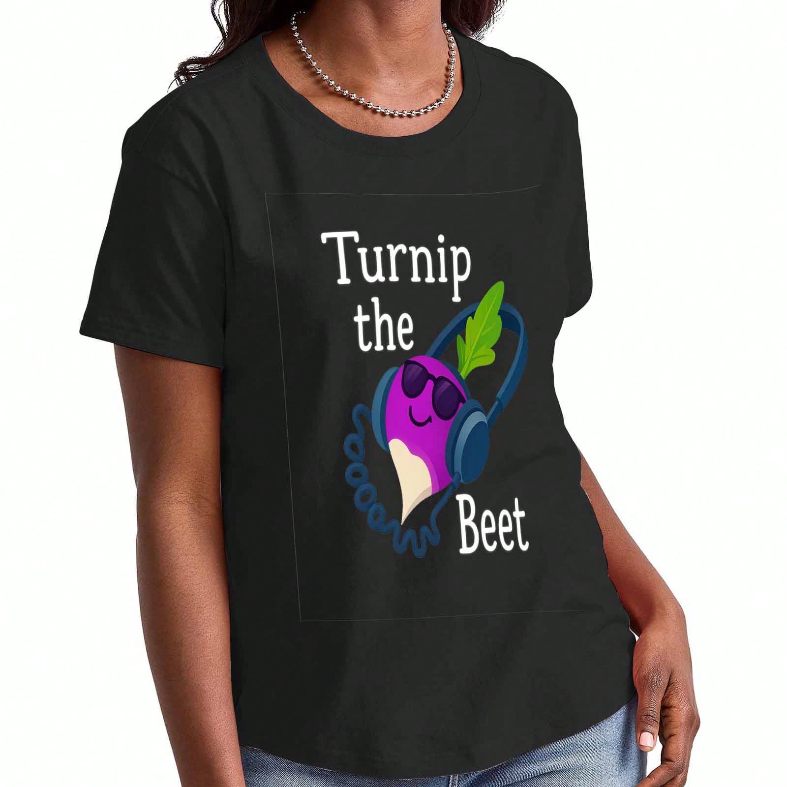 Turn Up The Music Wounisex s Cotton T Shirt, Premium Cotton Graphic, Durable, Casual And Fashionable. Featuring Turn Up The Music, Ignore The News Quo S разноцветный