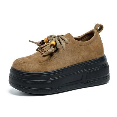 Fashion 7CM Women Casual Shoes Platform Sneakers for Women Wedge Heel Sneaker High Heel Pumps Slip On Comfortable Loafers