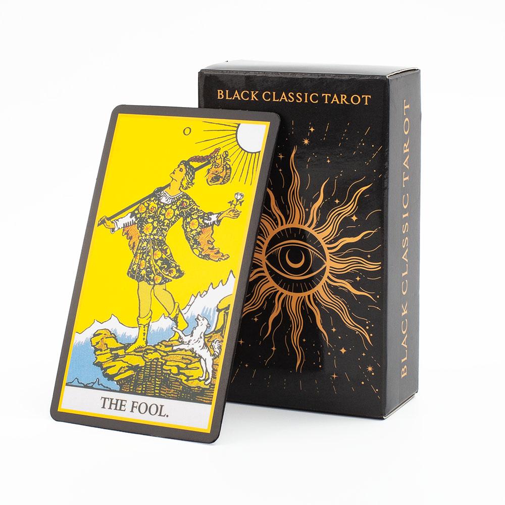 The Classic Tarot Cards Deck 78Pcs For Easy Beginners Fate Fortune Telling Party Tabletop Board Game Toy