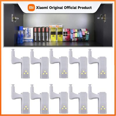 LED Under Cabinet Light Door Inner Hinge Lamp No Battery Wardrobe Cupboard Sensor Lights Bedroom Kitchen Light Closet Night Lamp