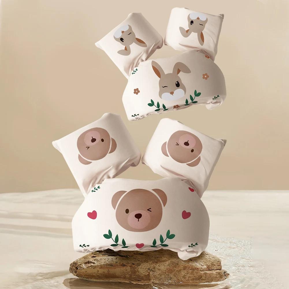 Cute Cartoon Swimming Water Wings Adjustable Swimming Training Life Jacket Baby Arm Sleeve Float for Kids Age 2-8 Years Old