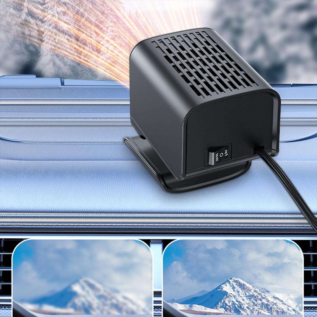 12V 120w Car Electric Heater Fan Windscreen Defroster Demister Heater Fan Combo Defogging Defrosting Heating Fan