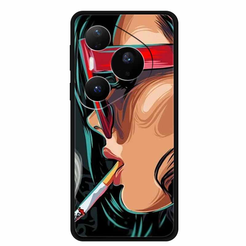 Handyhülle Für Huawei Pura 80 Pro+ Hüllen Für Huawei Pura 80 Pro Coole Silikon Weiche TPU Hülle Stoßfest Anti-Schock Hülle