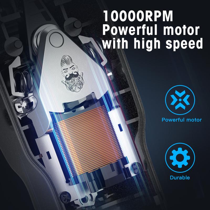 New electric hair clipper magnetic levitation high speed high power electric clipper rechargeable electroplating high-grade