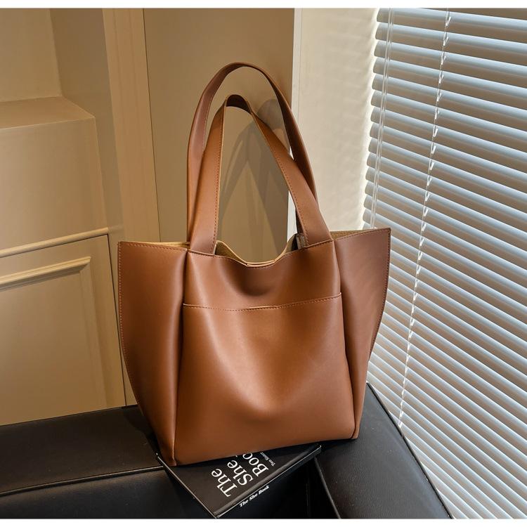 Women's Bag Large Capacity Shoulder Bags High Quality PU Leather Handbags and Purse Female Retro Tote Bags