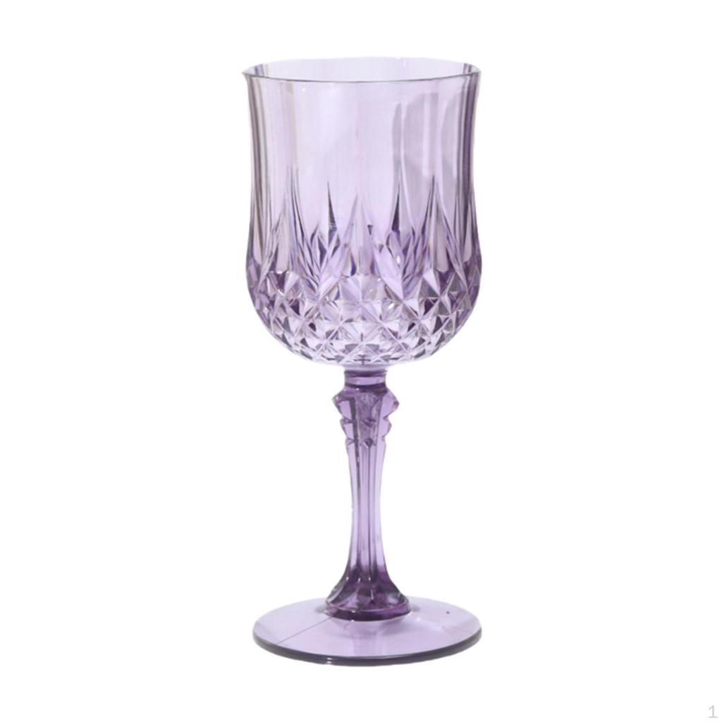 Goblet Glass Classic Home Decor Stylish Lightweight Drink Drinkware for Birthday Gift Events