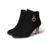 Fashion Booties Plain Warm Fleece-Lined Non Slip Woman Short Shoes Pu Sale Autumn Goth Large Size Trend 2025 Y2k Ankle Boots for Women