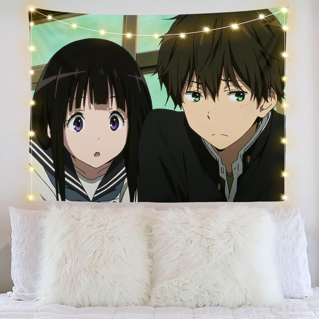 Ice Fruit Background Cloth Bedroom Dormitory Hanging Tapestry Wall Fabric Digital Printing Decoration Cloth Short Fluffy Hanging Cloth