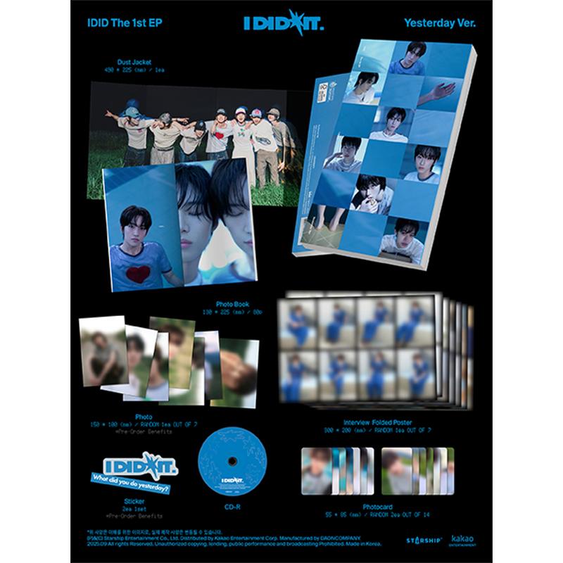 [Forhåndsbestilling] Starship Rookie Boy Group IDID 1. Mini-album [I did it] (+Nettfordeler)