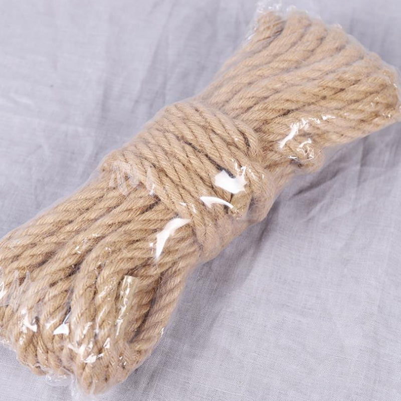 4Mm 12Mm Natural Burlap Jute Twine Retro Rope String Handmde Craft Wedding Home Decoration Cords Rope & Suspension
