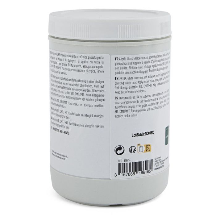 Gesso - Pébéo - Blanc - Enduit acrylique - 945ml - Monocouche