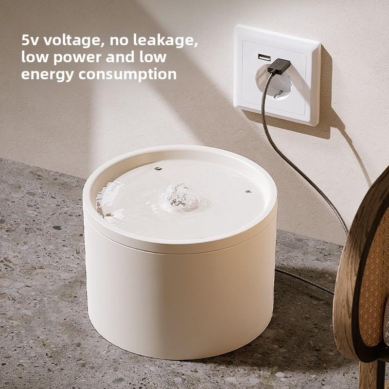 Cat Drinking Fountain, Automatic Circulation Ceramic Pet Drinking Water Dispenser, Drinking Water Device for Dogs