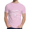 Unisex Tee Shirt The Mountains Are Calling And I Must Go Hiking Climbing Quality Cotton Casual