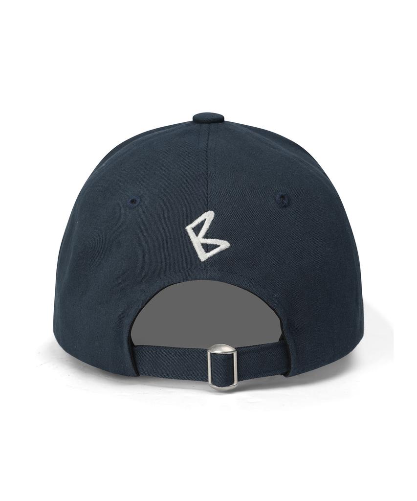 BLOW Tone-On-Tone Logo Ball Cap - Navy