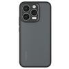 For Realme 15T 5G Case Skin-Touch TPU + PC Matte Phone Back Cover, Transparent Black